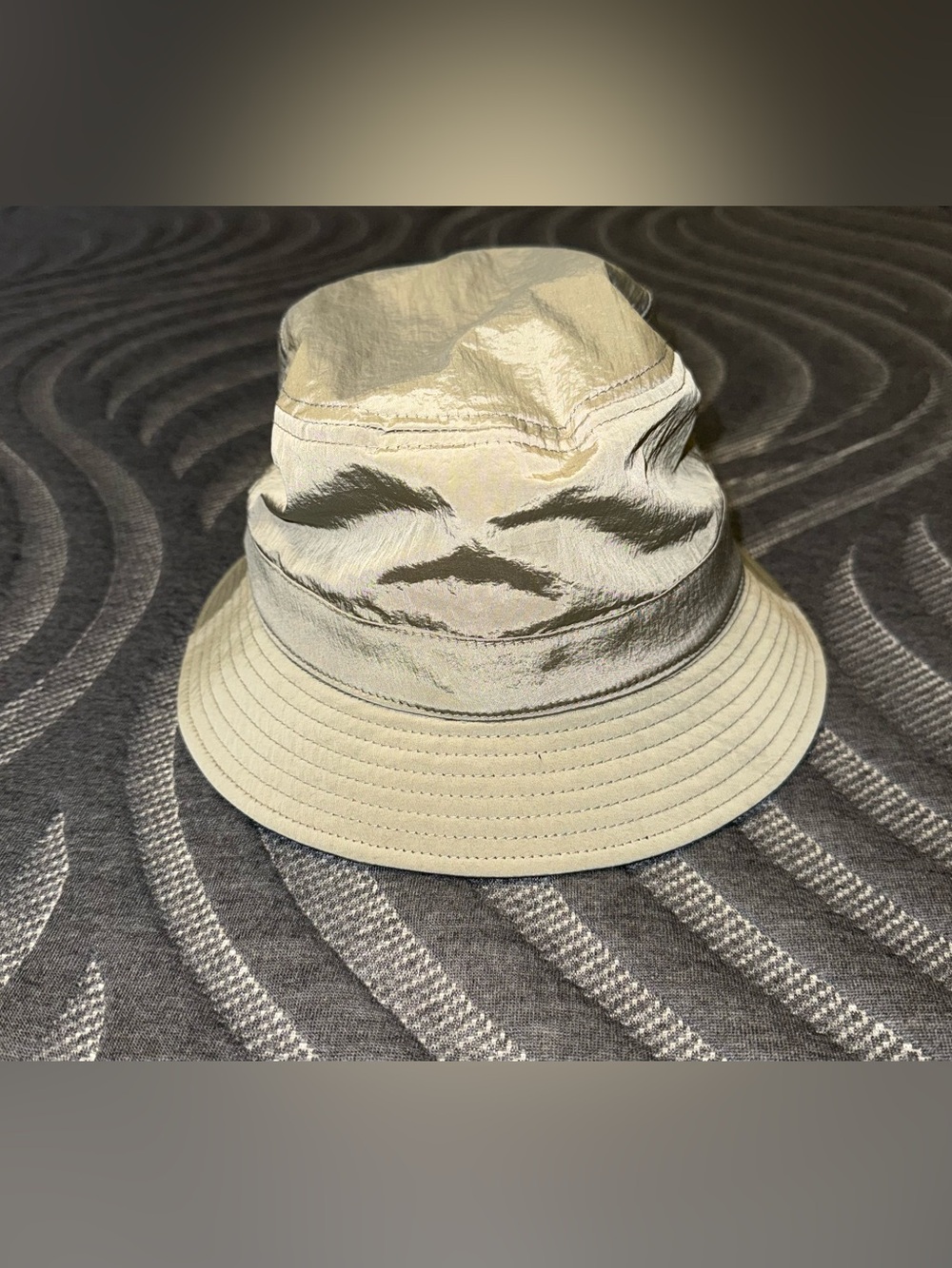 Stone Island Reflective Nylon Metal Bucket Hat Grey - Picture 4 of 6